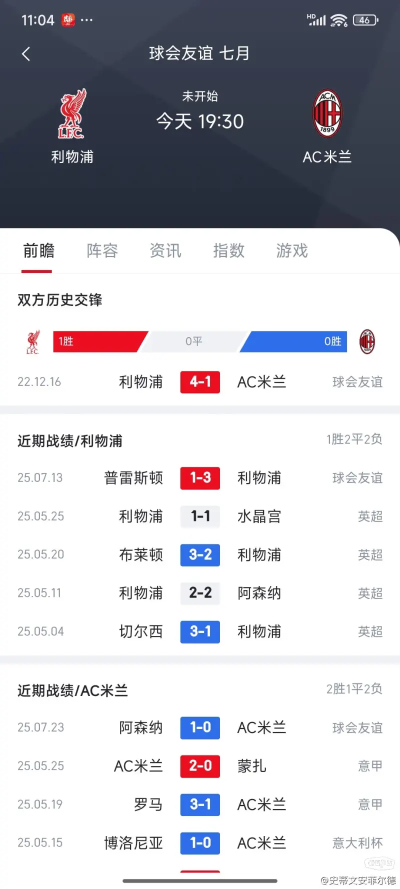 利物浦客场逆转击败AC米兰
